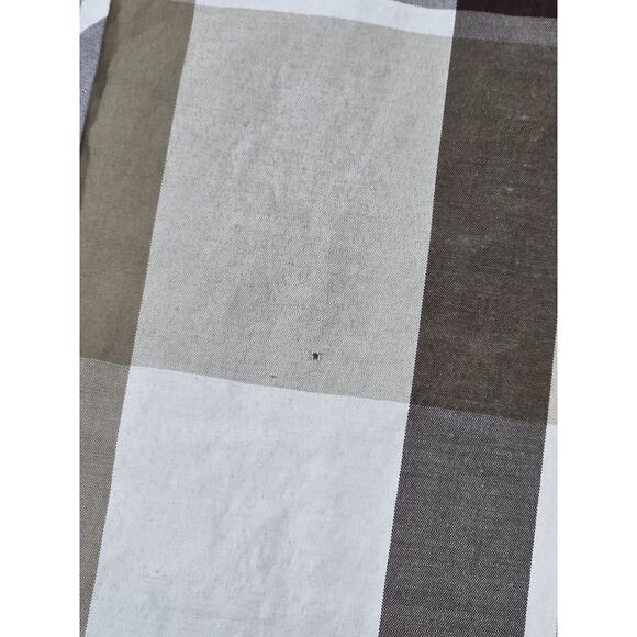 NOIZ Shirt Mens 6XL Plaid Button Up Short Sleeve Flap Pockets Classic Casual - Picture 4 of 7